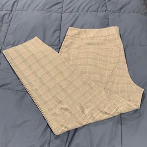 The Limited Houndstooth plaid Lexie pant